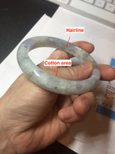 Load image into Gallery viewer, 61.5mm Certified Type A 100% Natural white/light purple/green Jadeite Jade bangle BF108-1925
