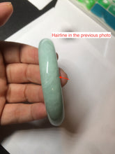 Load image into Gallery viewer, 56.6mm Certified Type A 100% Natural green Jadeite Jade bangle w94-2833
