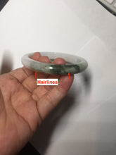 Load image into Gallery viewer, 52mm certified Type A 100% Natural sunny green yellow brown white oval Jadeite Jade bangle Q138-1727