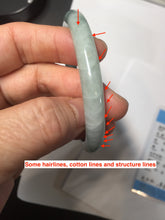 Load image into Gallery viewer, 54.6mm Certified Type A 100% Natural green purple round cut jadeite Jade bangle PJ39-0280