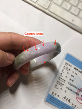 Load image into Gallery viewer, 52mm certified natural 100% natural Type A dark green sunny green brown purple oval jadeite jade bangle PB235-1093