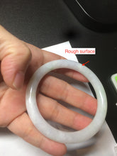Load image into Gallery viewer, 55mm certified Type A 100% Natural green/white Jadeite Jade bangle BF28-1453