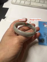 Load image into Gallery viewer, 50.5mm certified 100% natural Type A light green/gray/purple jadeite jade bangle PD201-2387