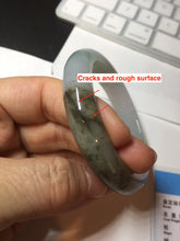 Load image into Gallery viewer, 53mm certified 100% natural Type A light green brown jadeite jade bangle AX133-7691