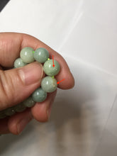 Load image into Gallery viewer, 7.5-9mm size 50-58mm 100% natural type A green jadeite jade beads bracelet group BS168