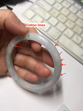 Load image into Gallery viewer, 57.5mm Certified Type A 100% Natural Light Green, Purple & White Jadeite Jade Bangle AZ172-1010