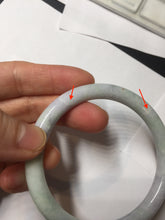 Load image into Gallery viewer, 57.8mm certified 100% natural type A green/purple/red(FU LU SHOU) round cut jadeite jade bangle PA205-(0426) Add on item Shopify only