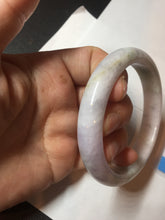 Load image into Gallery viewer, 56.6mm certificated Type A 100% Natural green purple white Jadeite Jade bangle BL67-6247