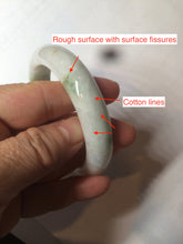 Load image into Gallery viewer, 57mm certified Type A 100% Natural green/red/white jadeite jade bangle BF38-1465