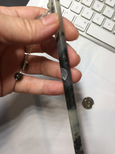 Load image into Gallery viewer, 18.5cm 100% Natural black white ink painting(水墨画) Xiu Jade (Serpentine) Hairpin AW65