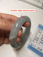 Load image into Gallery viewer, 51.4mm Certified Type A 100% Natural icy watery light green jadeite Jade bangle BK123-3400