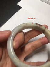 Load image into Gallery viewer, 57.1mm certified 100% natural type A green/red/brown jadeite jade bangle GL37-17-8651