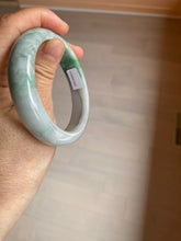 Load image into Gallery viewer, 56.4mm certificated Type A 100% Natural sunny green Jadeite Jade bangle Z129-2352