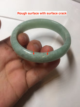 Load image into Gallery viewer, 50.5mm certified 100% natural Type A sunny green oval jadeite jade bangle PC21-0169