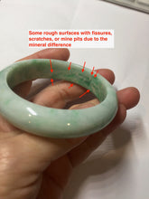 Load image into Gallery viewer, 52.3mm Certified Type A 100% Natural sunny green yellow white Jadeite bangle PC164-8128