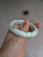 Load image into Gallery viewer, 54.6mm certified 100% natural Type A sunny green/white/brown jadeite jade bangle Y138-3314