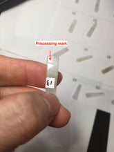 Load image into Gallery viewer, 100% Natural type A icy watery light green white narrow rectangle Jadeite Jade safe and sound pendant group BS139 Add on item
