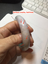 Load image into Gallery viewer, 58mm Certified 100% natural Type A green/purple jadeite jade bangle PB95-8990