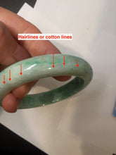 Load image into Gallery viewer, 56.5mm Certified Type A 100% Natural sunny green yellow Jadeite bangle J149-8123
