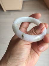 Load image into Gallery viewer, 51.5mm certified 100% natural type A icy watery light green/purple jadeite jade bangle BQ1-8154