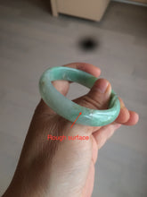 Load image into Gallery viewer, 50.5mm Certified Type A 100% Natural sunny apple green/red oval Jadeite Jade bangle BG61-0174