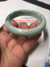 Load image into Gallery viewer, Shopify only. 56.5mm certified 100% natural type A dark green sunny green jadeite jade bangle BH82-8224