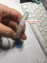 Load image into Gallery viewer, 54mm Certified type A 100% Natural green purple white Jadeite bangle BP175-1053