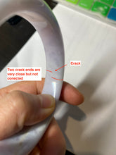 Load image into Gallery viewer, 57.2mm certified type A 100% Natural purple/green/yellow(FU LU Shou) Jadeite Jade bangle AS69-4007