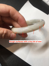 Load image into Gallery viewer, 57.5mm Certified Type A 100% Natural white/yellow/brown (golden sand) Jadeite Jade bangle BM52-7050