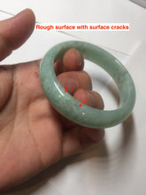 Load image into Gallery viewer, 50.5mm certified 100% natural Type A sunny green oval jadeite jade bangle PC21-0169