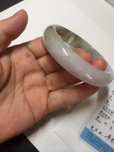 Load image into Gallery viewer, 57mm certified Type A 100% Natural dark green purple white Jadeite Jade bangle Y157-3002