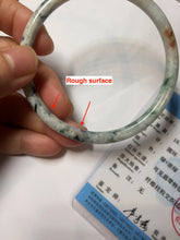Load image into Gallery viewer, 60.2mm certified Type A 100% Natural sunny green red brown slim round cut Jadeite Jade bangle PH209-6198