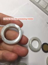 Load image into Gallery viewer, Size 7 3/4-13 100% natural type A light green/purple/white/brown jadeite band ring group PD196