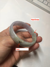 Load image into Gallery viewer, 50.5mm 100% natural Type A sunny green/purple jadeite jade bangle BP14