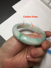 Load image into Gallery viewer, 57.4mm certified 100% natural type A sunny green/purple/yellow jadeite jade bangle BN102-7712