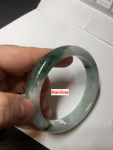 Load image into Gallery viewer, 57mm 100% natural Type A sunny green white purple jadeite jade bangle BN5-8234