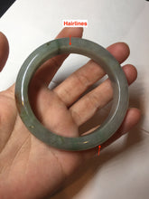 Load image into Gallery viewer, 56.2mm certified Type A 100% Natural green/red/gray/purple (FU LU SHOU) Jadeite Jade bangle BL78-8659