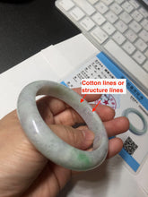 Load image into Gallery viewer, 57.2mm Certified Type A 100% Natural sunny green purple Jadeite Jade bangle BP43-0620
