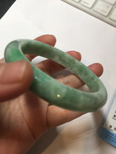 Load image into Gallery viewer, 59mm Certified Type A 100% Natural sunny green gray Jadeite Jade bangle PA126-9888