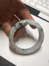 Load image into Gallery viewer, 55.6mm Certified type A 100% Natural sunny green/purple/yellow(Fu LU SHOU) Jadeite bangle BN41-5127