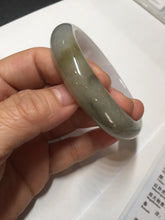 Load image into Gallery viewer, 57mm certified Type A 100% Natural dark green purple white Jadeite Jade bangle Y157-3002