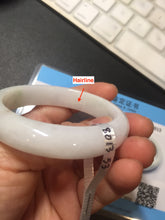 Load image into Gallery viewer, 53mm certified 100% natural Type A white/sunny green/red Jadeite jade bangle AE264-8013