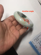 Load image into Gallery viewer, 60mm certified Type A 100% Natural sunny green yellow brown white Jadeite Jade bangle D137-1732