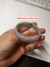 Load image into Gallery viewer, 50.5mm 100% natural Type A sunny green/purple jadeite jade bangle BP14