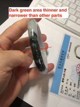 Load image into Gallery viewer, 57.2mm certified Type A 100% Natural icy watery light green sunny green purple Jadeite Jade bangle BQ64-5668