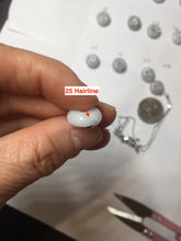 Load image into Gallery viewer, 12.5mm Type A 100% Natural sunny green white purple Jadeite Safety Guardian Button donuts pendant PH60 Add on item