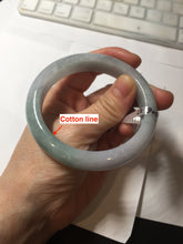 Load image into Gallery viewer, 57mm certified 100% natural Type A icy light green/purple jadeite jade bangle PE5-0306