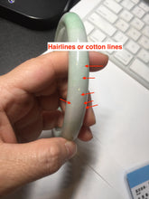 Load image into Gallery viewer, 75.7mm certified Type A 100% Natural sunny green/light green round cut plus size Jadeite Jade bangle AY100-9626