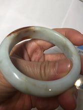 Load image into Gallery viewer, 50mm Certified 100% Natural Type A light green/yellow/brown Maple Syrup Mint Cake jadeite jade bangle BS136-4040