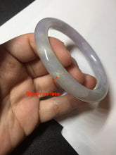 Load image into Gallery viewer, 56.5mm 100% natural type A white/purple/blue/green round cut jadeite jade bangle BL117-9431
